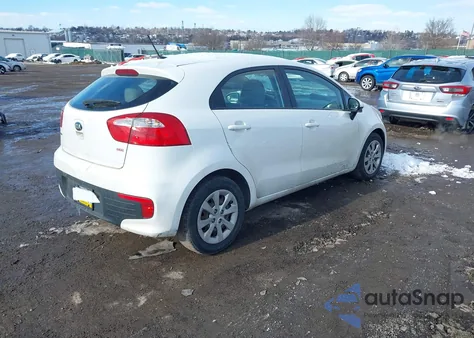 2016 Kia Rio Lx z USA, uszkodzony, nr VIN KNADM5A37G6639587